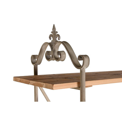 Regal DKD Home Decor 120 x 38 x 190 cm Tanne natürlich Grau Metall