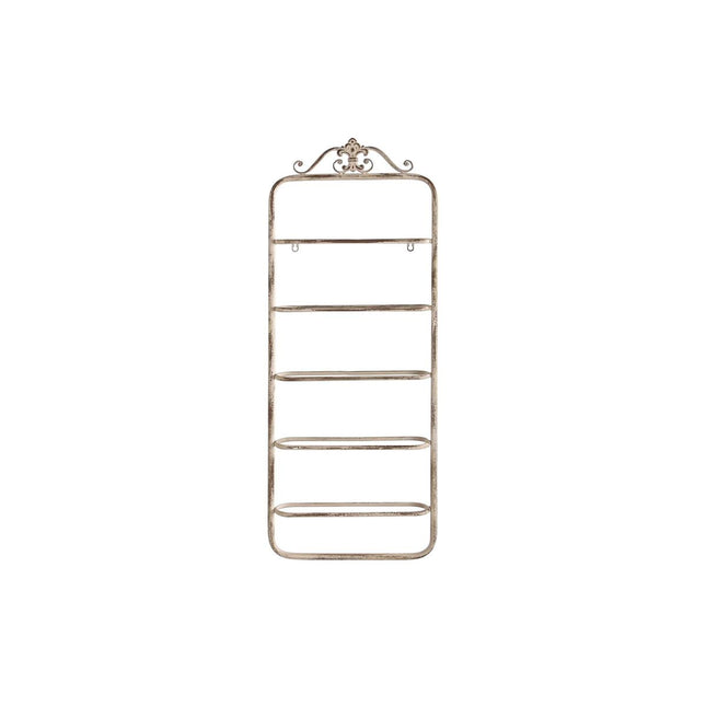 Flaschenregal DKD Home Decor Metall Weiß (39 x 9,5 x 102,5 cm)