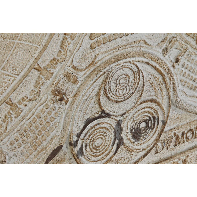 Wanddekoration DKD Home Decor Beige Harz (178 x 4 x 112 cm) (3 Stücke)