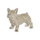 Deko-Figur DKD Home Decor Antiker Finish Grau Harz Hund (19 x 39 x 28,5 cm)