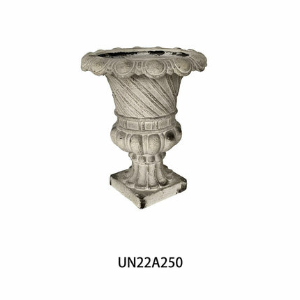 Blumentopf DKD Home Decor Weiß Harz Neoklassisch (43 x 43 x 54 cm)