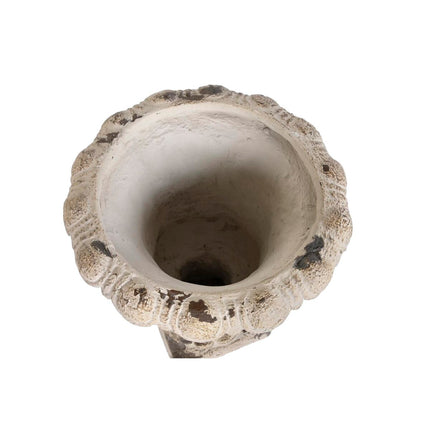 Blumentopf DKD Home Decor Weiß Harz Neoklassisch (43 x 43 x 54 cm)
