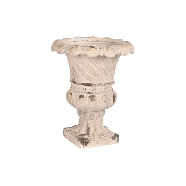Blumentopf DKD Home Decor Weiß Harz Neoklassisch (43 x 43 x 54 cm)