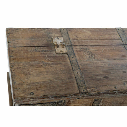 Truhe DKD Home Decor Metall Mango-Holz (140 x 39 x 46 cm)