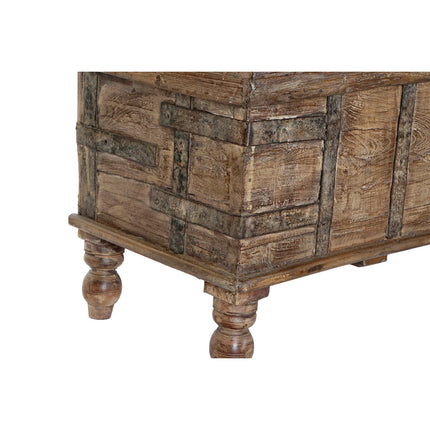 Truhe DKD Home Decor Metall Mango-Holz (140 x 39 x 46 cm)