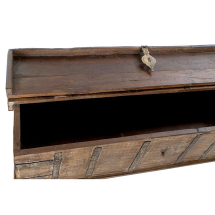 Truhe DKD Home Decor Metall Mango-Holz (140 x 39 x 46 cm)