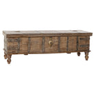 Truhe DKD Home Decor Metall Mango-Holz (140 x 39 x 46 cm)