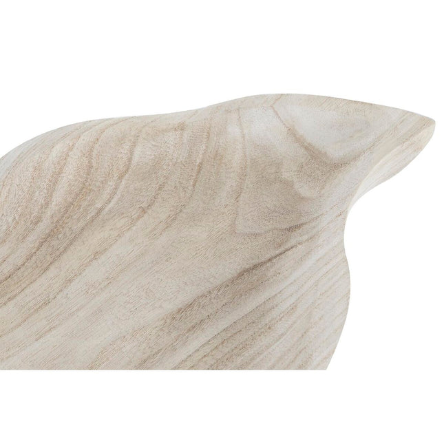 Tablett für Snacks DKD Home Decor 56 x 28 x 5 cm natürlich Hellbraun Tropical Pflanzenblatt