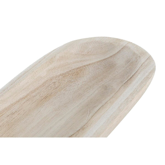 Tablett für Snacks DKD Home Decor 43 x 16 x 4 cm natürlich Hellbraun Tropical