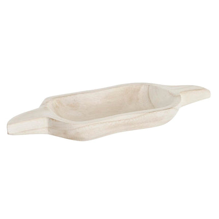 Tablett für Snacks DKD Home Decor 38 x 15 x 4 cm natürlich Hellbraun Tropical