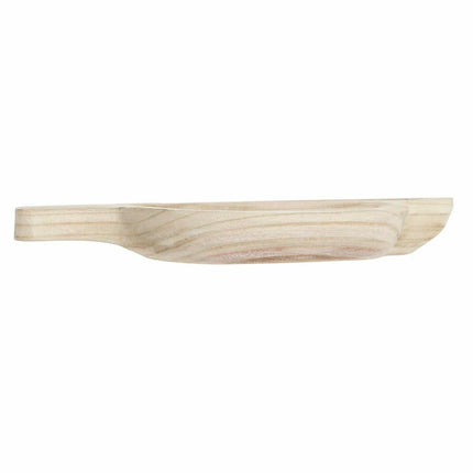 Tablett für Snacks DKD Home Decor 38 x 21 x 5 cm 30 x 21 x 5 cm natürlich Hellbraun Tropical