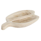 Tablett für Snacks DKD Home Decor 38 x 21 x 5 cm 30 x 21 x 5 cm natürlich Hellbraun Tropical