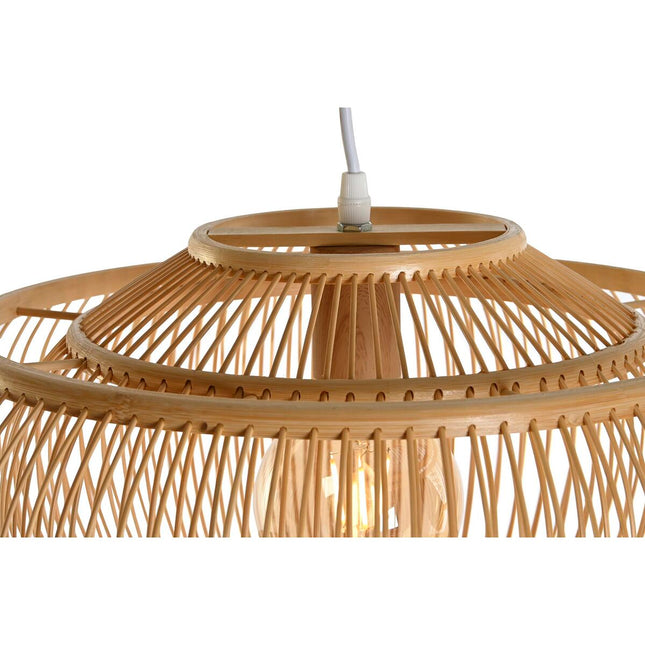 Deckenlampe DKD Home Decor Hellbraun Bambus 50 W (44 x 44 x 25 cm)