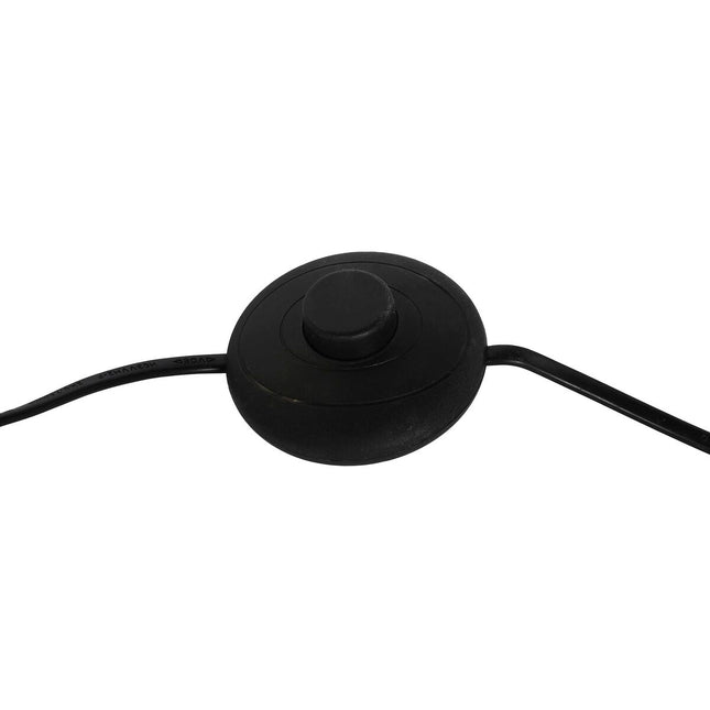 Stehlampe DKD Home Decor Schwarz Metall Polyester Bambus 50 W (50 x 50 x 163 cm)