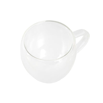 Satz von Kaffeetassen DKD Home Decor Kristall Durchsichtig 80 ml Borosilikatglas