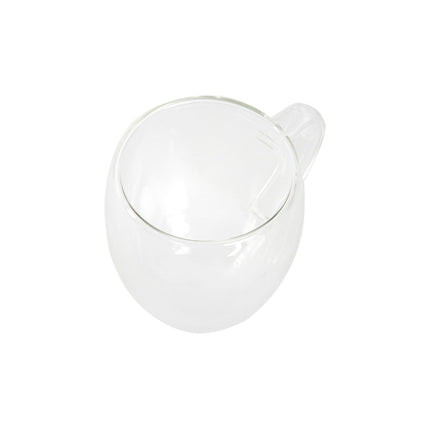 Satz von Kaffeetassen DKD Home Decor Kristall Durchsichtig 350 ml Borosilikatglas