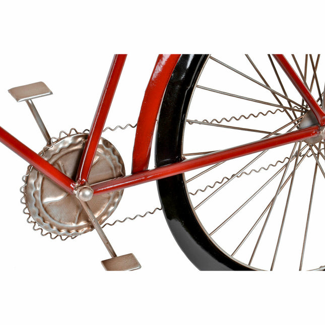 Deko-Figur DKD Home Decor 79,5 x 4 x 47 cm Rot Schwarz Fahrrad Vintage (2 Stück)