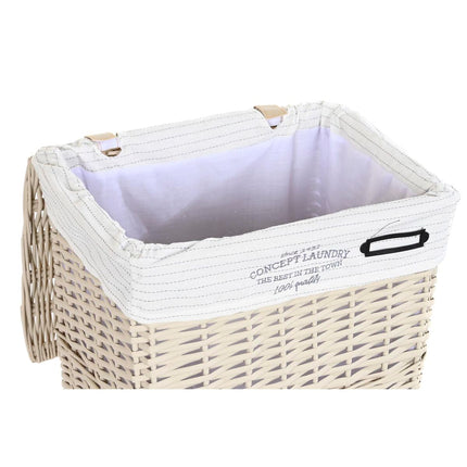 Korbsatz DKD Home Decor Beige Polyester korb (44 x 34 x 56 cm)
