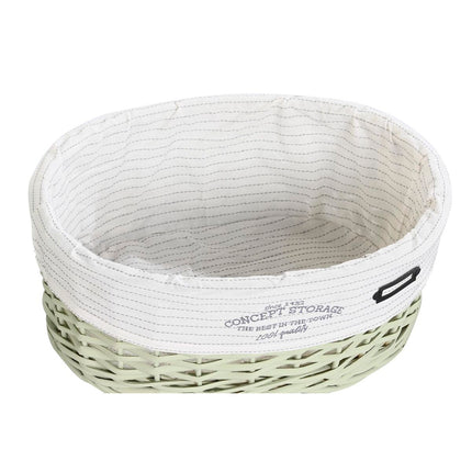 Korbsatz DKD Home Decor Polyester grün korb (51 x 37 x 56 cm)