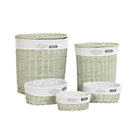 Korbsatz DKD Home Decor Polyester grün korb (51 x 37 x 56 cm)