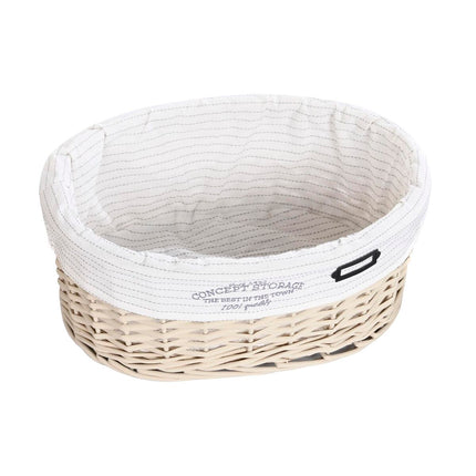 Korbsatz DKD Home Decor Beige Polyester korb (51 x 37 x 56 cm)