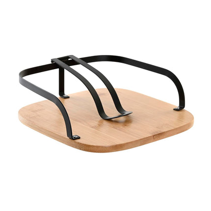 Serviettenring DKD Home Decor natürlich Schwarz Stahl Bambus 20 x 20 x 7 cm