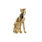 Tischlampe DKD Home Decor Hund Golden Harz 25 W (25,5 x 16,5 x 36 cm)