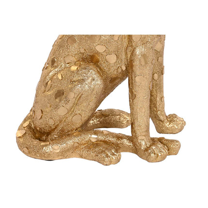 Beistelltisch DKD Home Decor 41,5 x 36,5 x 51,5 cm Kristall Gold Harz