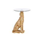 Beistelltisch DKD Home Decor 41,5 x 36,5 x 51,5 cm Kristall Gold Harz