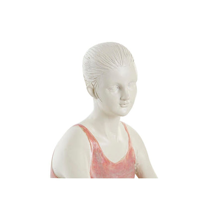 Deko-Figur DKD Home Decor 16 x 11 x 17 cm Ballett-Tänzerin Romantisch (2 Stück)