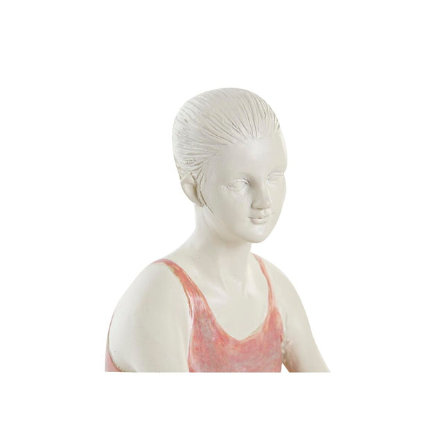 Deko-Figur DKD Home Decor 16 x 11 x 17 cm Ballett-Tänzerin Romantisch (2 Stück)