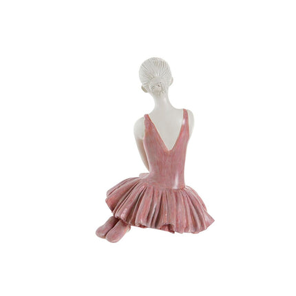 Deko-Figur DKD Home Decor 16 x 11 x 17 cm Ballett-Tänzerin Romantisch (2 Stück)