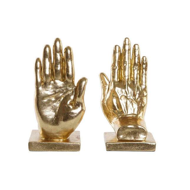 Bogstøtte DKD Home Decor 24 x 10 x 22 cm Harz Moderne