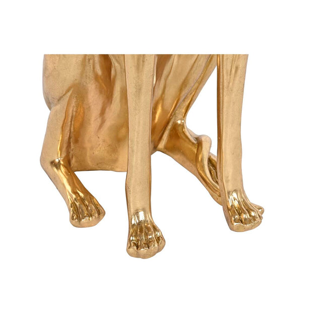 Deko-Figur DKD Home Decor Gold Harz Hund (42,5 x 25,5 x 78 cm)
