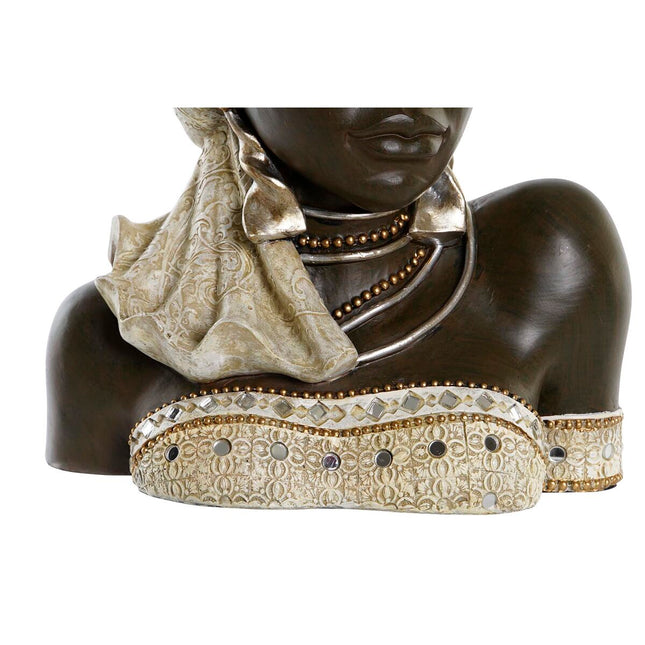 Deko-Figur DKD Home Decor 32 x 22,5 x 35 cm Afrikanerin (2 Stück)