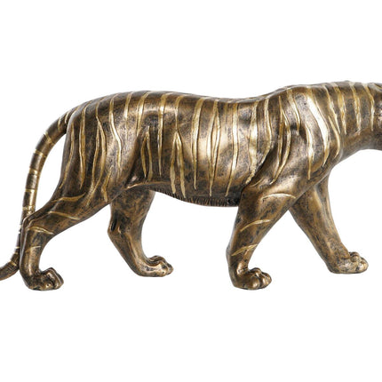 Deko-Figur DKD Home Decor 53 x 13,5 x 23,5 cm Tiger Gold