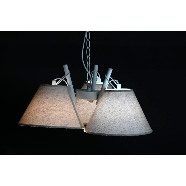Deckenlampe DKD Home Decor 50 x 46 x 30 cm Gold Metall Weiß 50 W (2 Stück)
