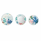Geschirr-Set DKD Home Decor Porzellan Blau grün 18 Stücke