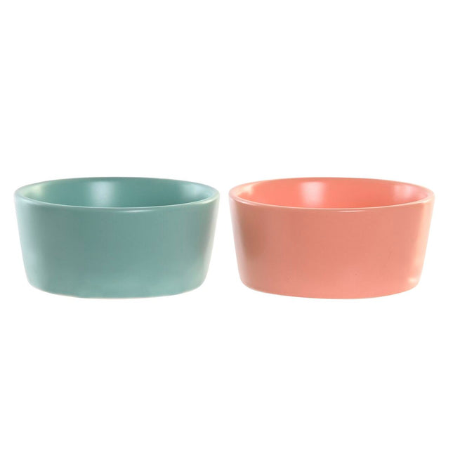 Satz für Appetithäppchen DKD Home Decor 20 x 10,5 x 14 cm Porzellan Bunt 3 Stücke
