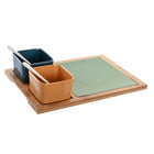 Satz für Appetithäppchen DKD Home Decor 31 x 21 x 6 cm Porzellan Bunt 6 Stücke