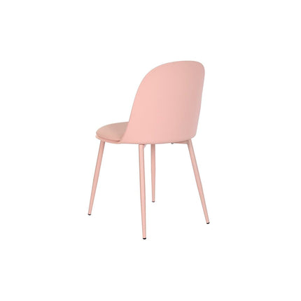 Esszimmerstuhl DKD Home Decor Rosa Polyurethan Polypropylen (45 x 46 x 81 cm)