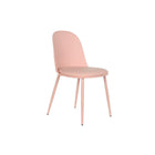 Esszimmerstuhl DKD Home Decor Rosa Polyurethan Polypropylen (45 x 46 x 81 cm)