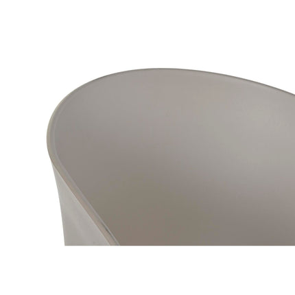 Esszimmerstuhl DKD Home Decor Beige Metall Polypropylen (58 x 56 x 78 cm)