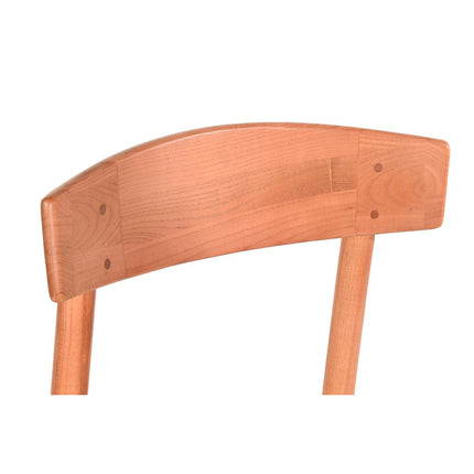 Esszimmerstuhl DKD Home Decor Braun Faser Ulme (48 x 40 x 76 cm)