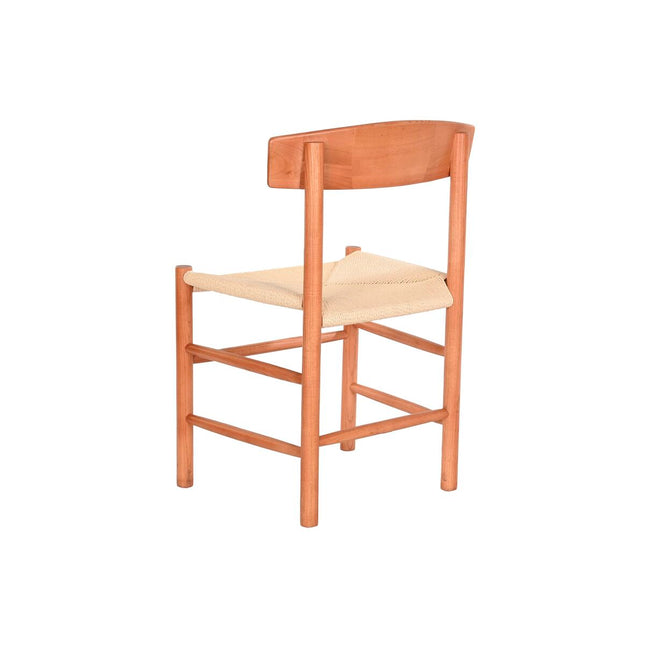 Esszimmerstuhl DKD Home Decor Braun Faser Ulme (48 x 40 x 76 cm)
