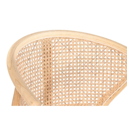 Esszimmerstuhl DKD Home Decor 49 x 42 x 78 cm 56 x 48 x 80 cm natürlich Rattan