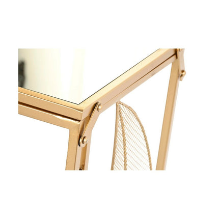 Konsole DKD Home Decor Spiegel Gold Metall (111 x 32 x 77 cm)