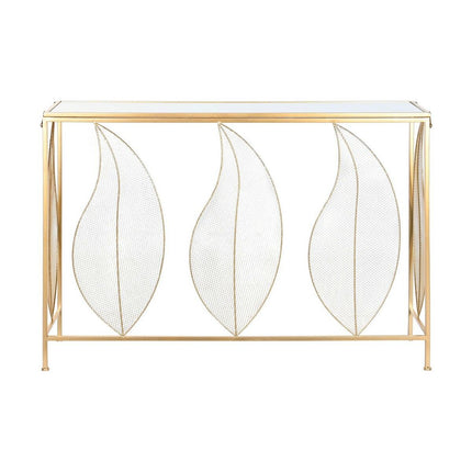 Konsole DKD Home Decor Spiegel Gold Metall (111 x 32 x 77 cm)