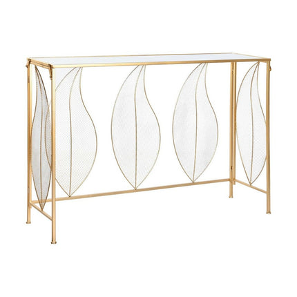 Konsole DKD Home Decor Spiegel Gold Metall (111 x 32 x 77 cm)