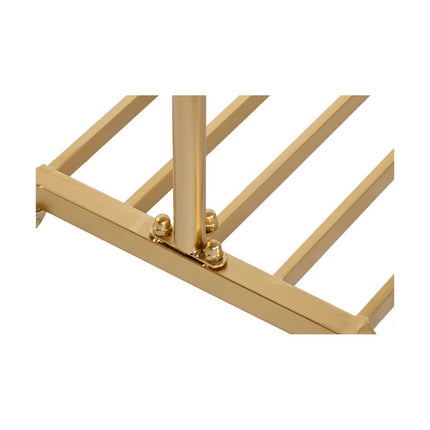 Garderobenständer mit Rädern DKD Home Decor Golden Metall (100 x 35 x 172 cm)